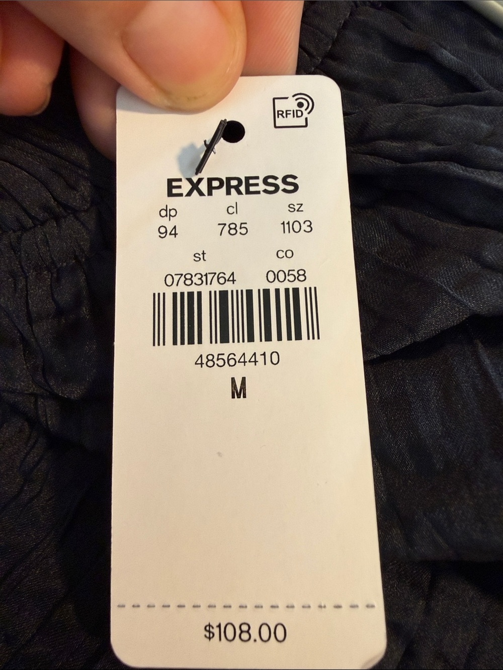 Express Black Strappy V-Neck Maxi Dress size medium - Picture 5 of 6